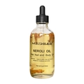 Neroli hair, nail and body oil in 120ml dropper glass bottle with dried flowers - Neroli Oil