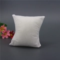 White textured fiber jewelry watch pillow for bracelet display and presentation - White Non-woven Fabric 7.6x8.5