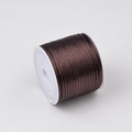 Cordino in seta coreana marrone da 1,5 mm per la creazione di gioielli e nodi fai-da-te - Marrone