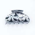 Pinza per capelli Halloween glitter argento con motivi di pipistrelli e cappelli - Stile Cappello da Mago / 9cm / Glitter Argento
