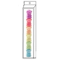 Stackable pastel bear highlighters in a transparent package with six vibrant colors - PVC Case / Solid Bear