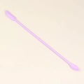 Mini purple silicone spatula and spoon set for cosmetics and jam bottle scraping - Large Light Purple
