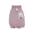 Gilet caldo lavanda per cani con anello a D in metallo e coulisse per l'inverno - S / Viola