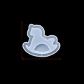 Rocking horse shaker resin mold for DIY jewelry crafts 59mm x 52mm size LS#13 - Rocking Horse 1 Quicksand Mold LS#13