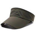 Visiera parasole verde oliva con fori di ventilazione laser per sport traspirante - Regolabile / Verde Militare