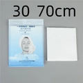 Disposable cotton travel towel measuring 30x70cm in portable blue and white packaging - 100% Plant Fiber / Full Wrap Towel (30*70cm)