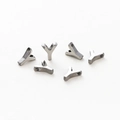 Silver alphabet letter Y bead with 1.8mm hole for DIY jewelry making and crafts - Letter Y / Silver Gray