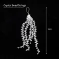 Elegant 34cm transparent acrylic ice bead chain ornament for festive Christmas decoration - Ice Bead Chain (Transparent)