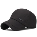 Dark grey men's mesh sport cap with Vashion metal logo for outdoor sun protection - Adjustable / Checkered Brown (V Logo)