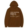 Dark brown hoodie set featuring white Slogan print and comfortable athletic style - S / Tops / Coffee