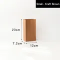 Piccolo sacchetto regalo in carta kraft marrone, misura 23x12x7.2cm, stile minimalista - Piccolo / Colore Kraft