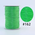 DIY jewelry making bright green waxed cord roll #162 with texture detail view - 162 Emerald Green / 1.0mm 160m