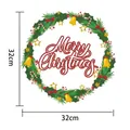 Detail showing Christmas window sticker dimensions measuring thirty-two centimeters square - Style H/32*32CM
