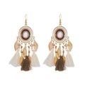 S2966 Beaded Leaf Tassel