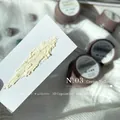 Gel per unghie 3D effetto gesso N.03 giallo crema con texture sabbia per rilievo - Giallo crema