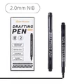 Set de 12 rotuladores de dibujo impermeables con punta de 2,0mm para bocetos - Punta de 2.0mm