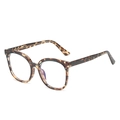 Montatura per occhiali rotonda classica in TR90 con motivo a tartaruga vintage - Leopardo Blu