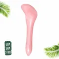 Bâton de massage facial en résine rose avec design ergonomique pour le levage de la peau - Bâton de Tendon / Rose