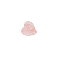 Pink marble texture acetate heart hair claw clip in sweet jelly finish for girls - Iridescent Pink 3cm