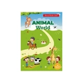 Animal World reusable sticker book for kids featuring 45 pieces of cartoon animal stickers - New Model - Animal World T47