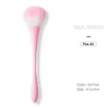 Girly pink nail dust brush in 4.5x19cm size with soft bristles and ergonomic handle - Om-gj0326-05 Internet Celebrity Fsa Brush-05