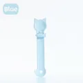Blue cat-shaped treats squeezer feeder spoon made of durable food-grade plastic - 27*6.5cm / Blue