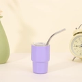 Purple (3oz/Double-walled/With Straw)