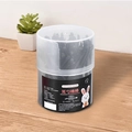 Cotons-tiges noirs à double tête avec cure-oreille en pot transparent de 100 pièces - 100 Pièces en Boîte / Noir