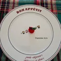 Miniature crochet apple accessory for Christmas DIY crafts, diameter 2cm - Mini Apple