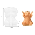 Squirrel silicone mold for handmade aromatherapy candles and resin crafts 9.6x8.6cm - Hand-raising Squirrel