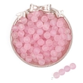 Rosa matte Acryl-Rundperlen für DIY-Schmuck, handgefertigte Armbänder und Halsketten - 10mm/30g/ca. 55 Stk / Rosa