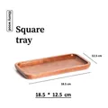 Square Plate Thickened 18*12.5*2 cm