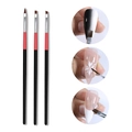 Set di 3 pennelli professionali per nail art, pittura fine e disegni 3D - 3 pezzi