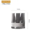 Verre à whisky court gris fumé avec base décorée de diamants argentés 310ml - Petit gobelet / Gris fumé avec strass argentés