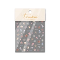 Adhesive 5D nail art stickers featuring watercolor seashells and starfish motifs - Small Starfish (to1777)