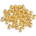 Polierte 18k vergoldete Kupferperlen für DIY-Schmuckherstellung mit glattem Finish - 4mm / Gold