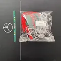 Christmas apple bouquet packaging set with white base and red-green silicone bands - Apple Holder With Rod / 20Sets/Pack