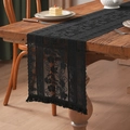 Morning Glory Lace Black 30*60