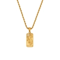 Tarot Twist Chain Necklace - Gold - Strength