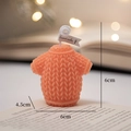 Orange sweater-shaped scented candle, 6x6cm decorative wax ornament for Christmas - Orange Sweater - Wild Orange Blossom