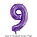 Número 9 Morado