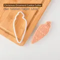 Christmas hanging ornament cookie cutter set with detailed 3D embossed pattern 3.9x10cm - Christmas Ornament - Cutter