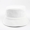 Dettaglio della texture del cappello alla pescatora in velluto bianco a coste sottili - M(56-58cm) / Bianco