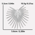 Dettagli del ciondolo a sole con dimensioni 5,2x5,6 cm e peso totale di 10,5 g - Argento