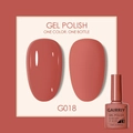 7.5ml terracotta red gel polish G018 in glossy and matte finishes for UV/LED lamps - Clay Red (018)
