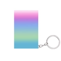 Porte-clés de défense chat avec un dégradé de couleurs rose, violet et bleu clair - Rabbit ears refer to tiger - gradient color (blocked, you need to look at the picture and ask customer service) / Emballage Individuel