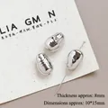 Detail van onregelmatige 10x15mm glanzende zilveren boonparels voor DIY sieraden - 4# (10x15mm)