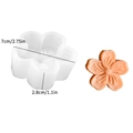 Stampo in silicone a fiore di ciliegio da 7cm per candele fai-da-te e saponi - Fiori a Girandola