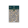 3D embossed cartoon Shiba Inu nail stickers TS-1417 with cute dog patterns - Moe Shiba Daily - New Embossed (TS-1417)
