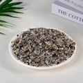 Polished mix of natural colorful crystal quartz stones in a decorative ceramic plate - Garden Quartz (3-5mm) 100g